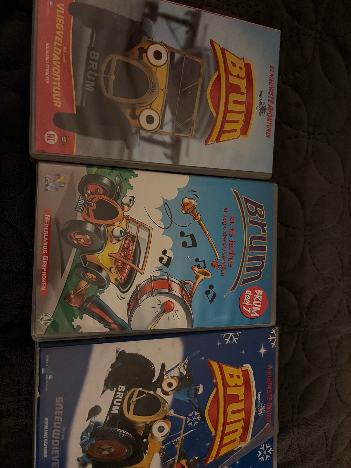 3 Brum videobanden VHS - Kinderprogramma, Gebruikt, Alle leeftijden, Kinderprogramma of -film, VHS