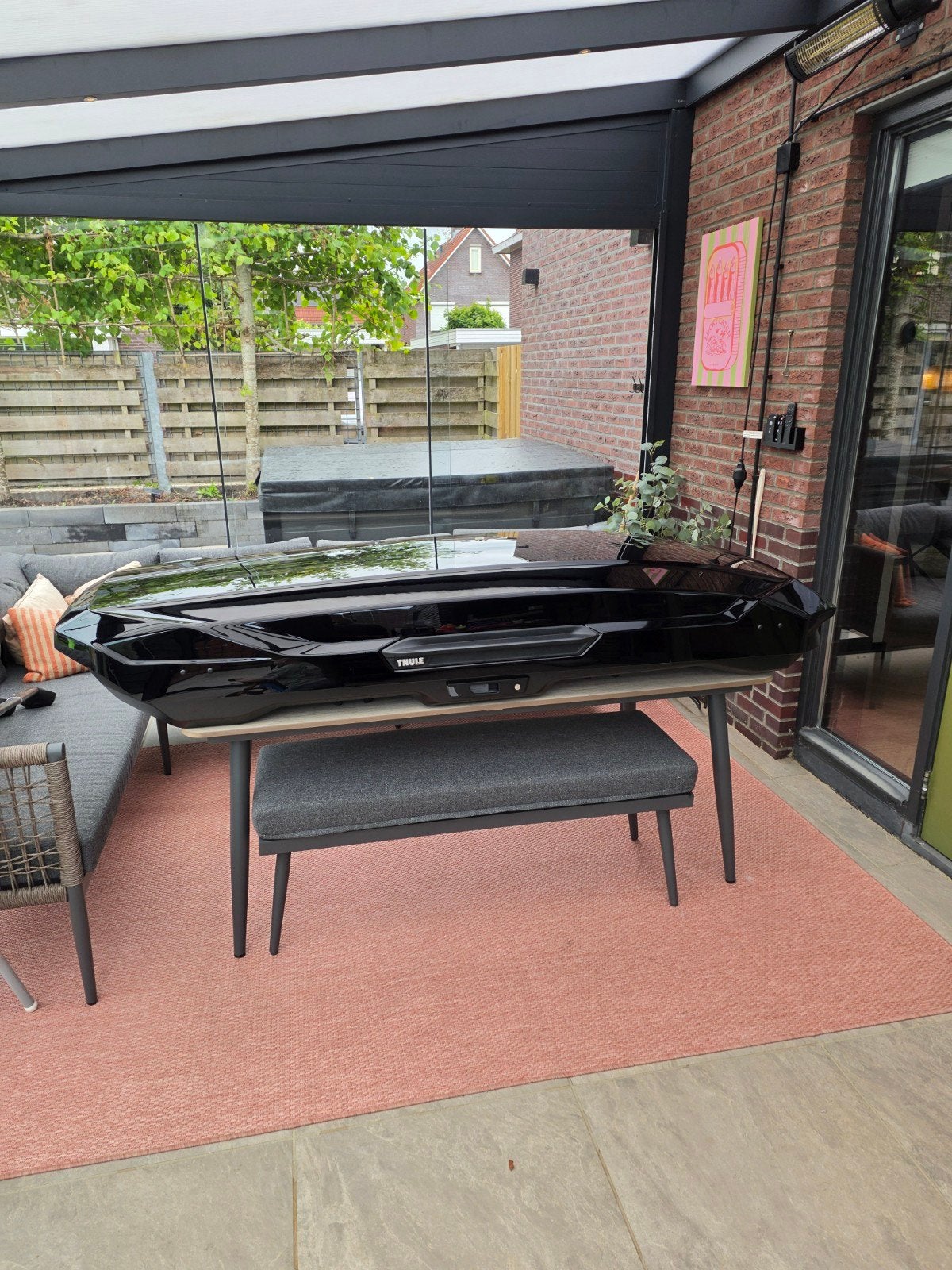 TE HUUR | Thule Motion 3 XL Low Black Glossy – 450 liter, Auto diversen, Dakkoffers, Ophalen, Nieuw