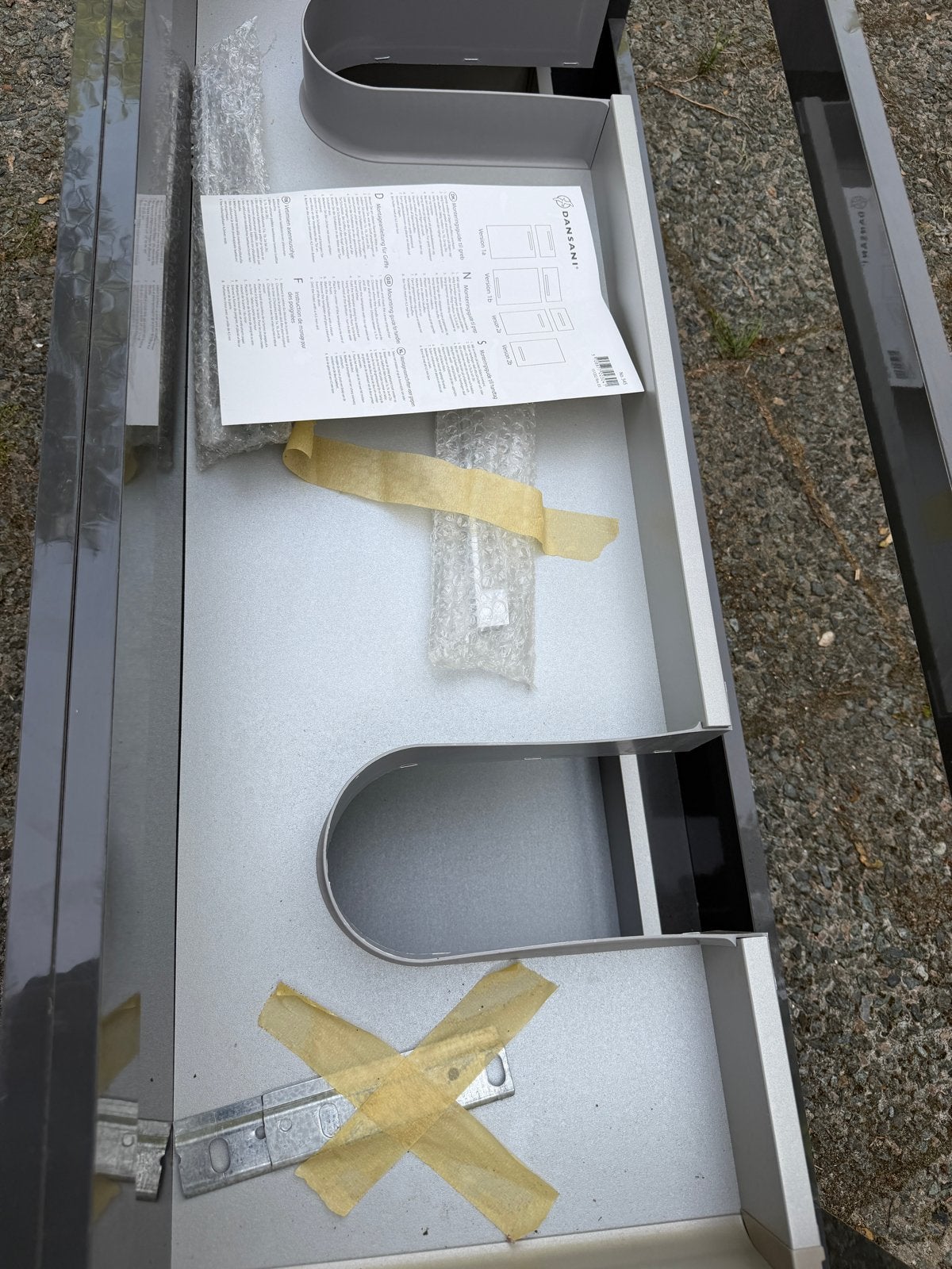 Nieuwe Dansani wastafelkast met lades - Zwart, Ophalen, 100 tot 150 cm, Nieuw, Minder dan 100 cm