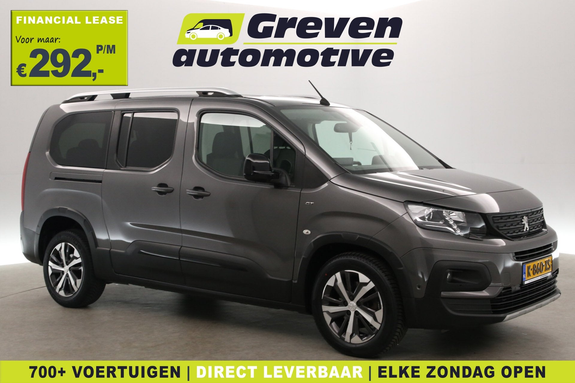 Peugeot Rifter 1.2 Puretech L2 GT 7p. 131PK | Automaat | Cli, Auto's, Stof, Gebruikt, Euro 6, 1199 cc