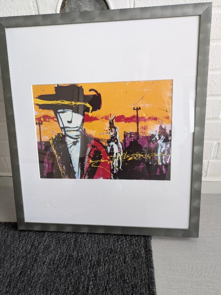 Ingelijste print "Indian escort" naar Herman brood, Ophalen