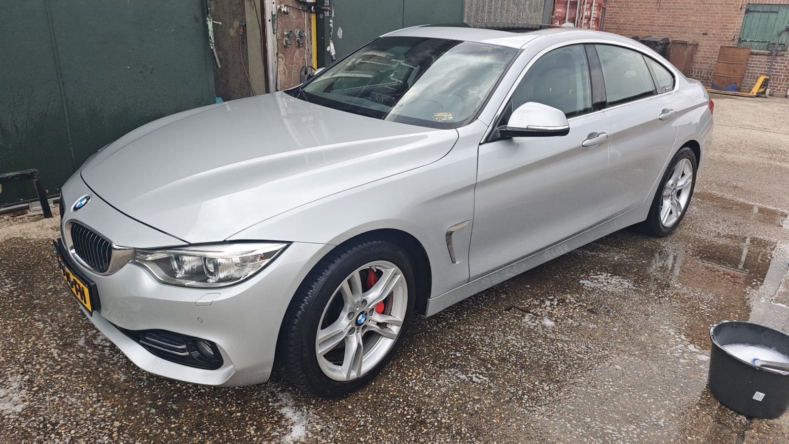 BMW 4-Serie 435IA 3.0 Xdrive Gran Coupe 2015 Grijs, Auto's, 1800 kg, 4-Serie, Vierwielaandrijving, 93 €/maand