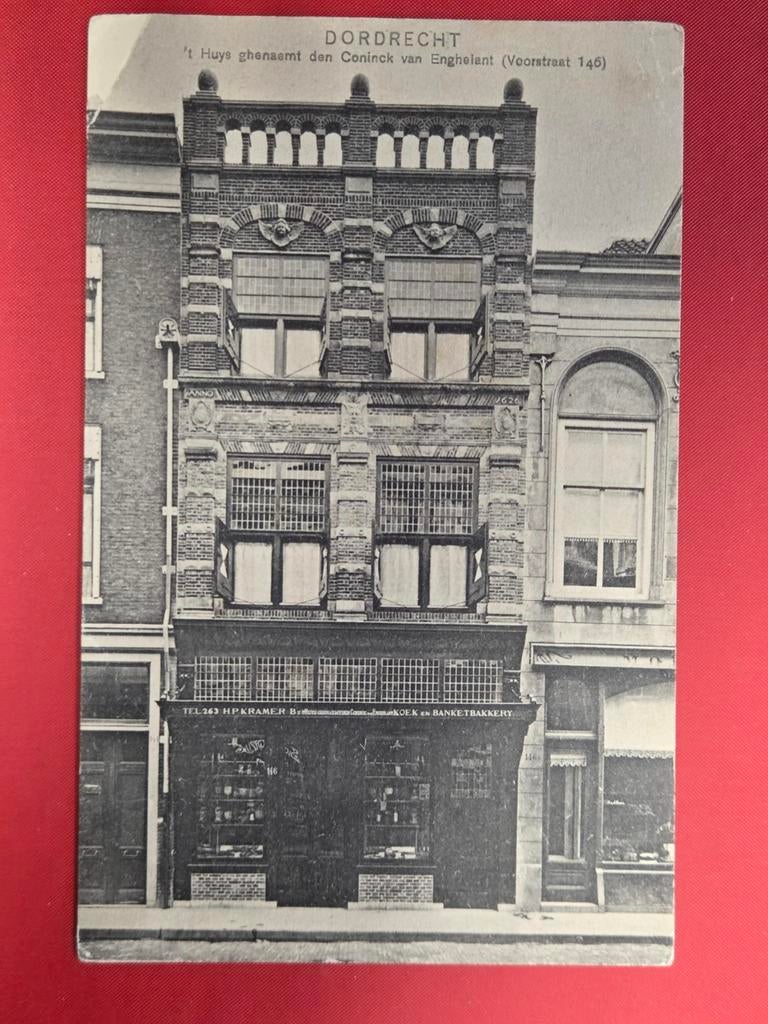 Dordrecht Voorstraat 146 Hiis koning van Engeland, Ophalen of Verzenden, Voor 1920, Zuid-Holland