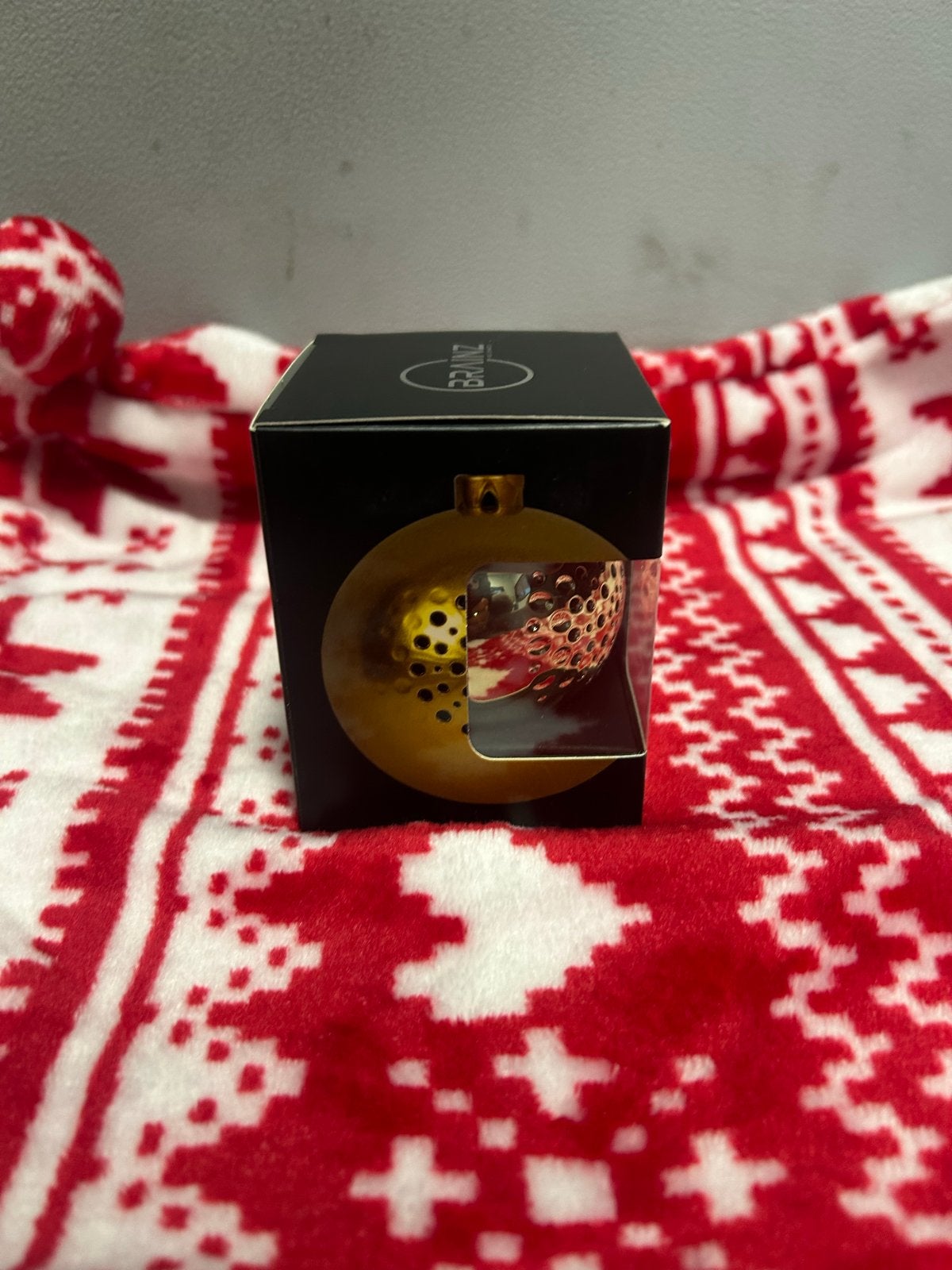 NIEUW | BRAINZ Bluetooth Kerstbal Speaker Goud, Audio, Tv en Foto, Overige merken, Overige typen, Nieuw, Ophalen of Verzenden