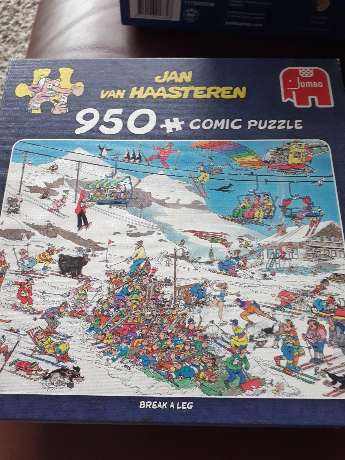 Jan van haasteren break a leg, Ophalen, 500 t/m 1500 stukjes, Zo goed als nieuw