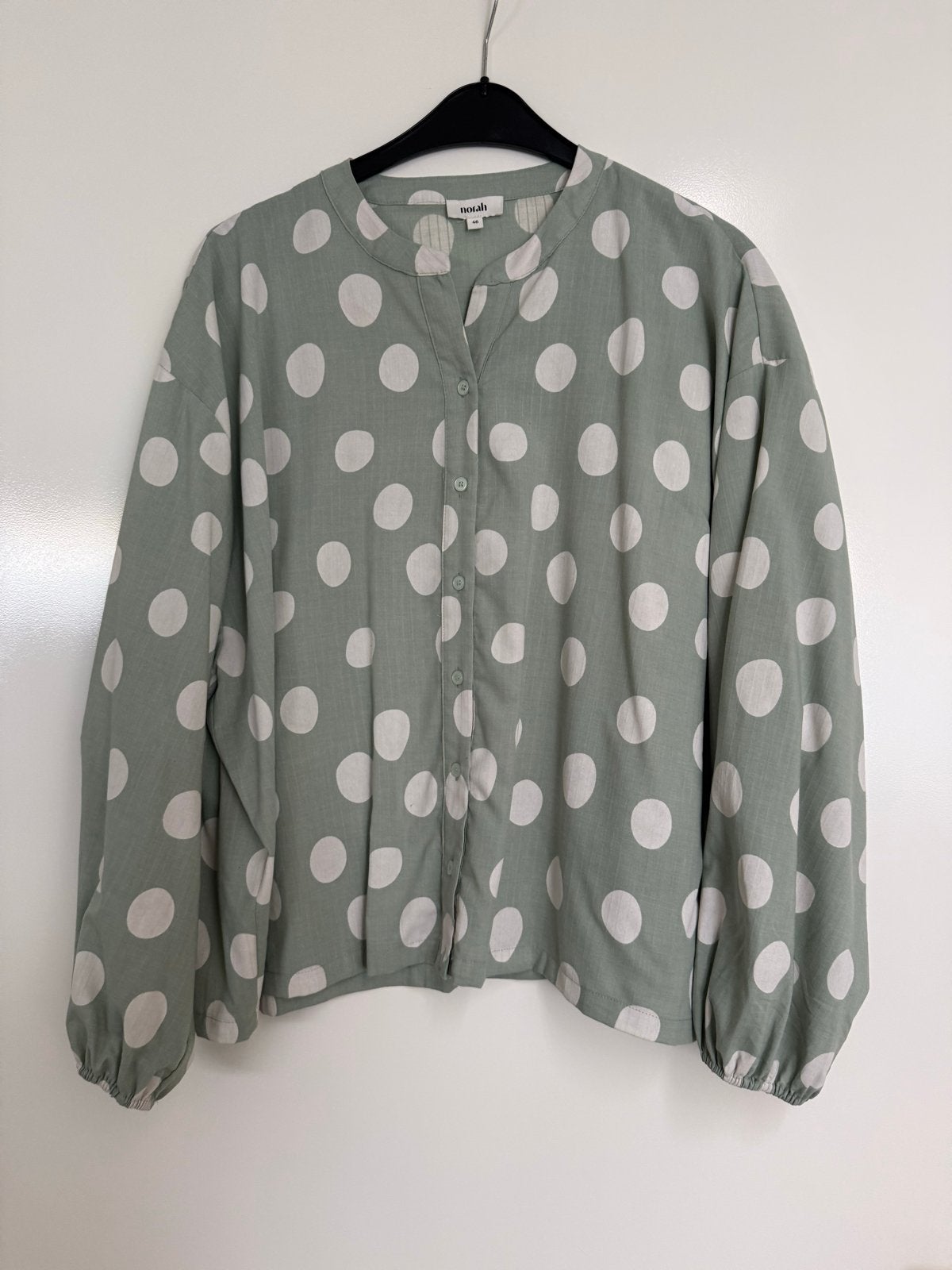 Norah Blouse met stippen, maat 46, Ophalen of Verzenden, Zo goed als nieuw, Maat 46/48 (XL) of groter