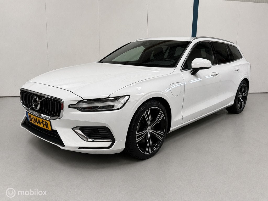 Volvo V60 2.0 T6 Twin Engine AWD Inscription NL-AUTO / LEER, Auto's, Volvo, Bedrijf, Te koop, V60, 4x4, ABS, Achteruitrijcamera