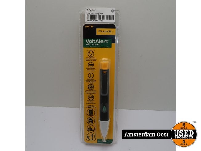 Fluke 1AC-II Spanningstester | Nieuw in Verpakking, Doe-het-zelf en Verbouw, Meetapparatuur, Fluke, Nieuw, https://www.fluke.com/nl-nl/ondersteuning/contact