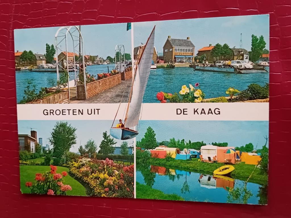 Ansichtkaart De Kaag, Verzenden