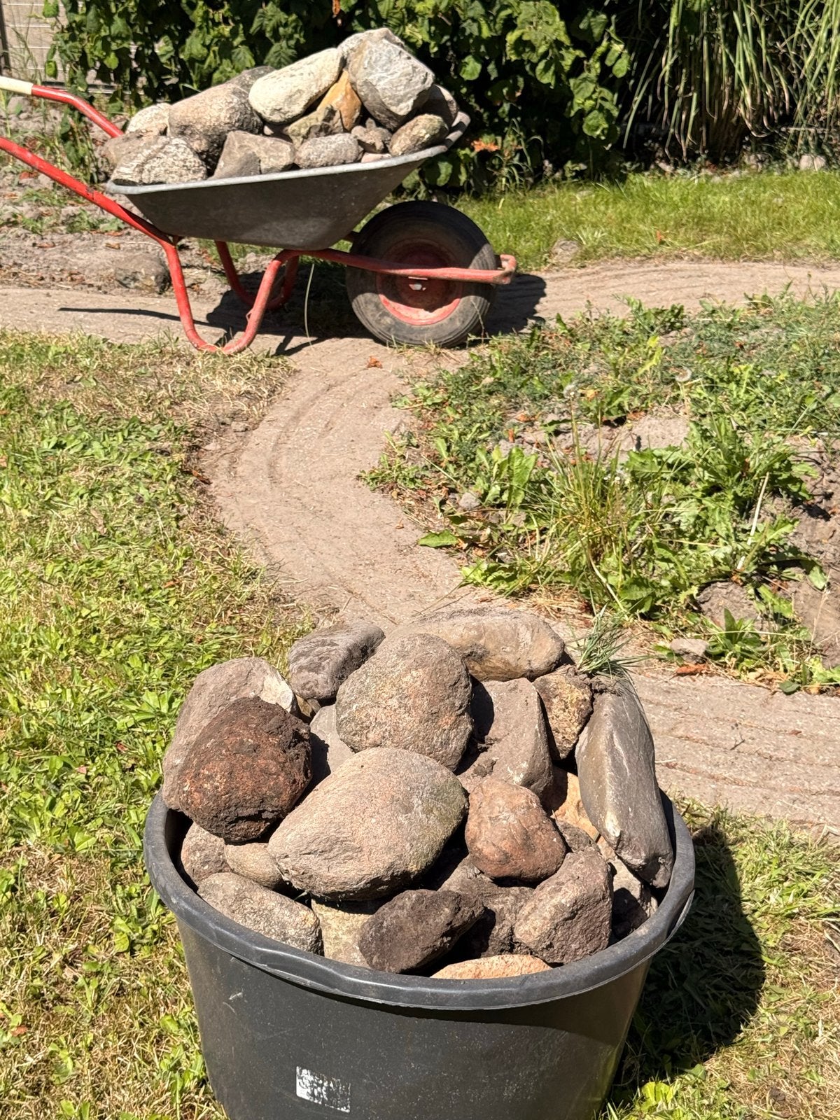 Diverse rotsen en keien voor tuin of decoratie, Ophalen, Overige materialen, Gebruikt, Kei