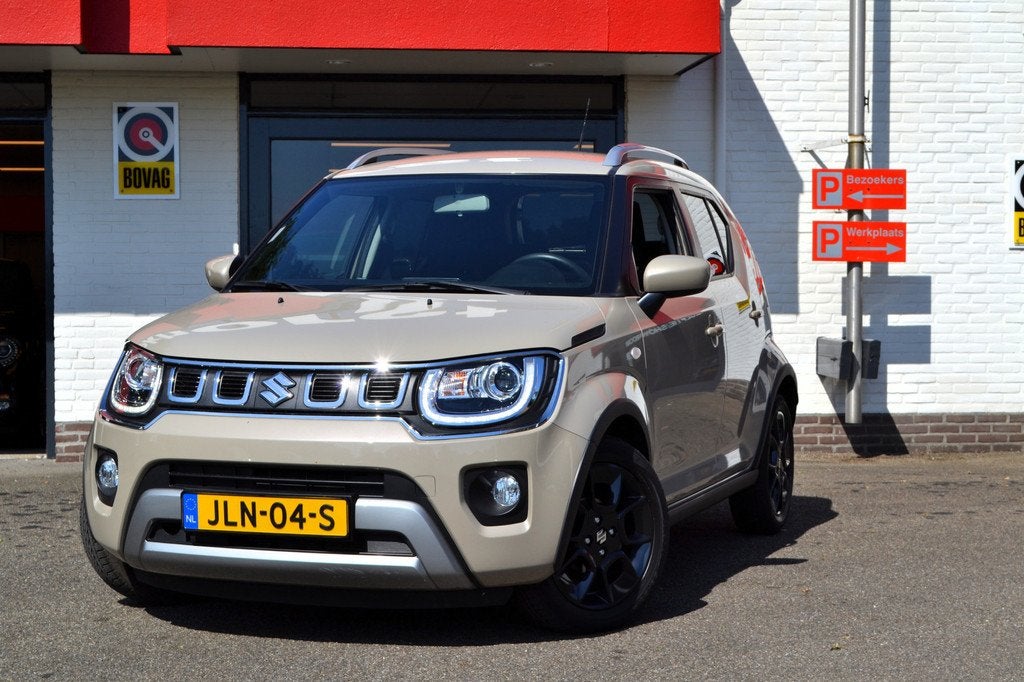Suzuki Ignis 1.2 Smart Hybrid Automaat, Navi, Camera, Airco,, 83 pk, Stof, Gebruikt, Zwart