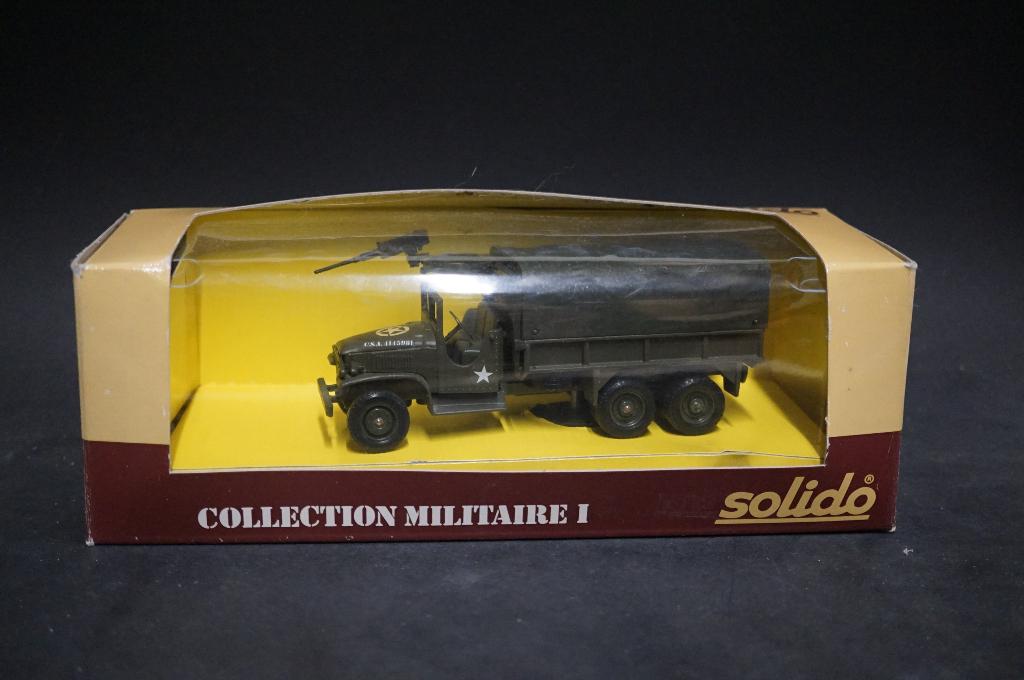 Solido GMC militaire vrachtwagen - 1/50 - TOP, Hobby en Vrije tijd, Modelauto's | 1:50, Ophalen of Verzenden, Zo goed als nieuw
