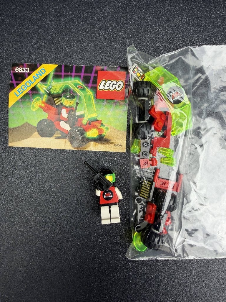 LEGO M-Tron 6833 Beacon Tracer (1990) – compleet, Lego, Ophalen of Verzenden, Zo goed als nieuw, Inclusief instructies