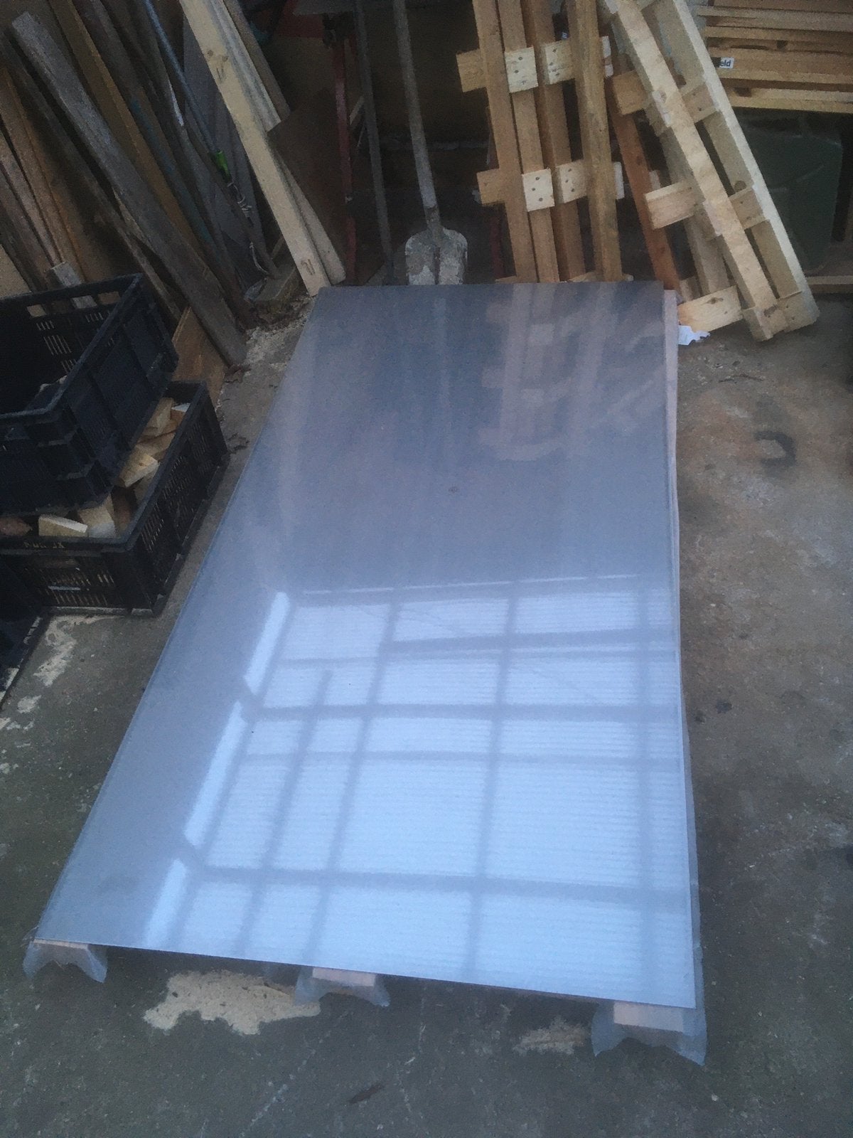 Rvs 4 mm dik 2x1meter plaat nieuw 316 L, Doe-het-zelf en Verbouw, Metalen, Ophalen, Nieuw, Overige metalen