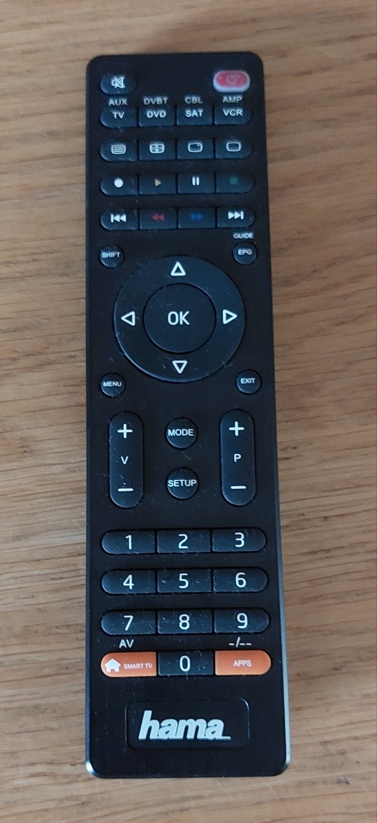 Hama universele afstandsbediening, Ophalen, Zo goed als nieuw, Universeel, Dvd