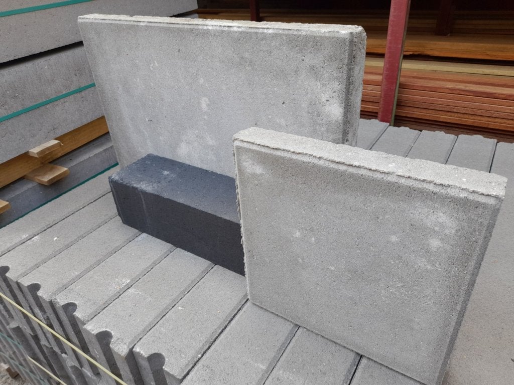 Betontegels (*), Niet ingevuld, Nieuw, Niet ingevuld, Ophalen