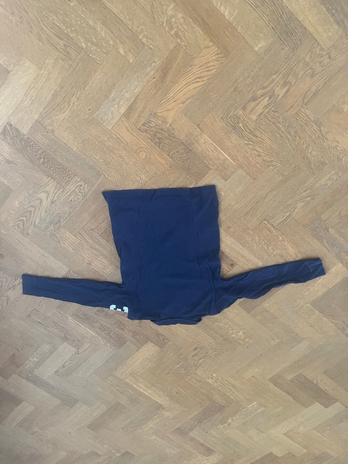 Blauwe longsleeve Ralph Lauren maat L, Ophalen of Verzenden, Gedragen, Maat 52/54 (L), Blauw