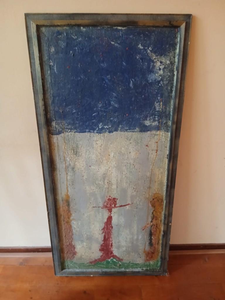 schilderij Graal Longinescu, Ophalen