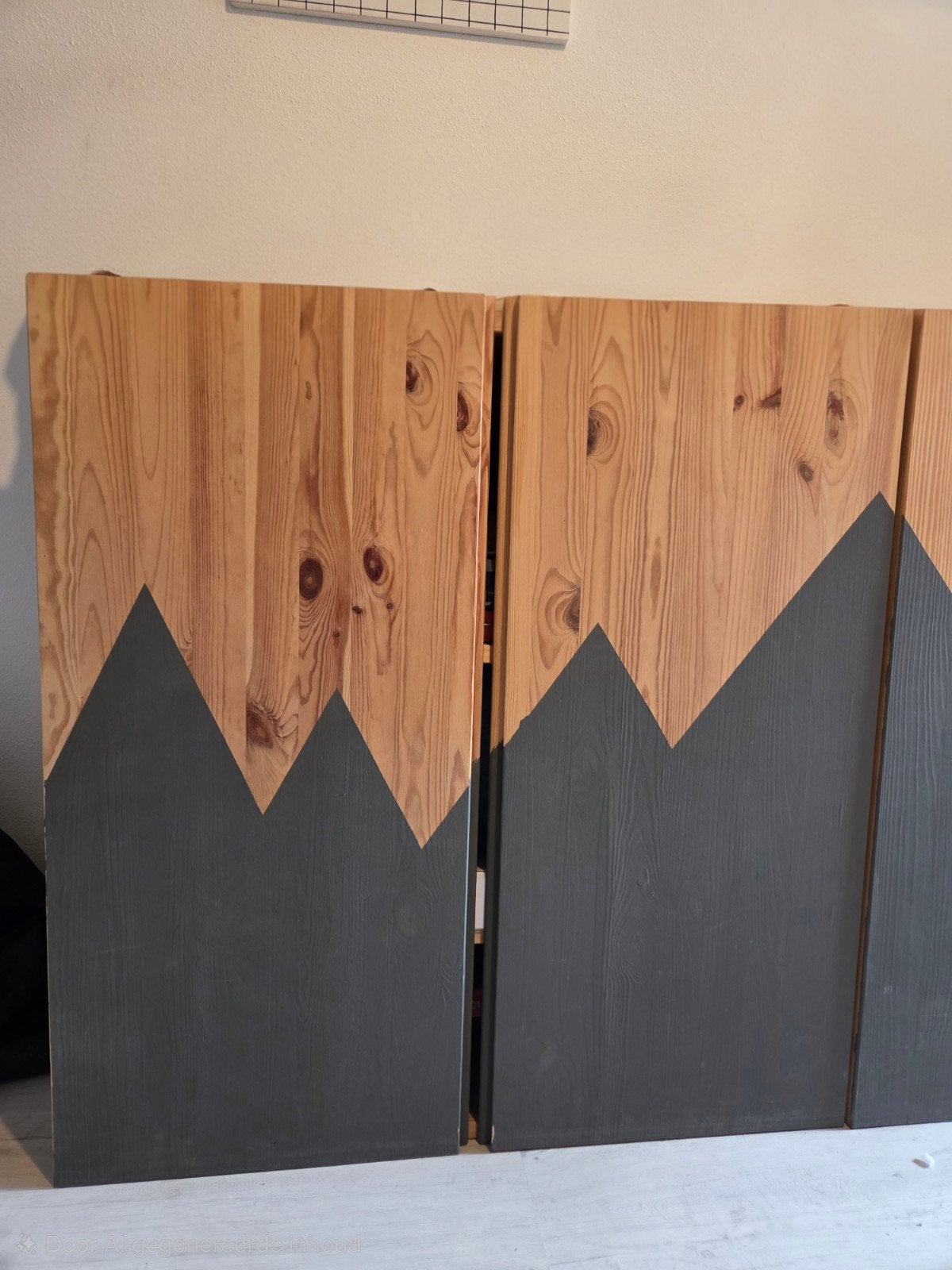 Twee kasten met geverfd berglandschap (Ikea Ivar), Ophalen, Gebruikt, 50 tot 100 cm, Minder dan 100 cm