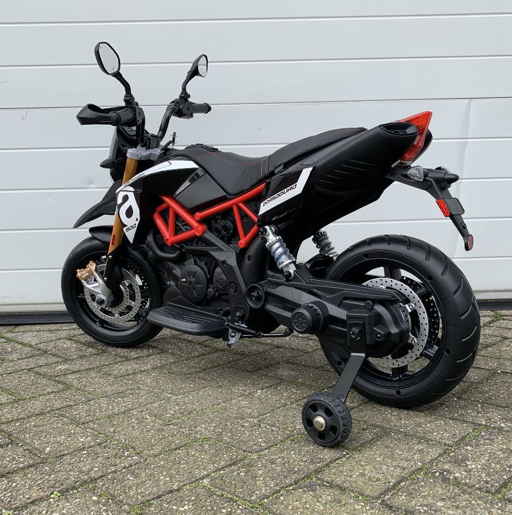 Kinder Motor Aprilia Dorsoduro 900 12v motor Leer / MP3 AUX!, Ophalen of Verzenden, Nieuw, Overige typen