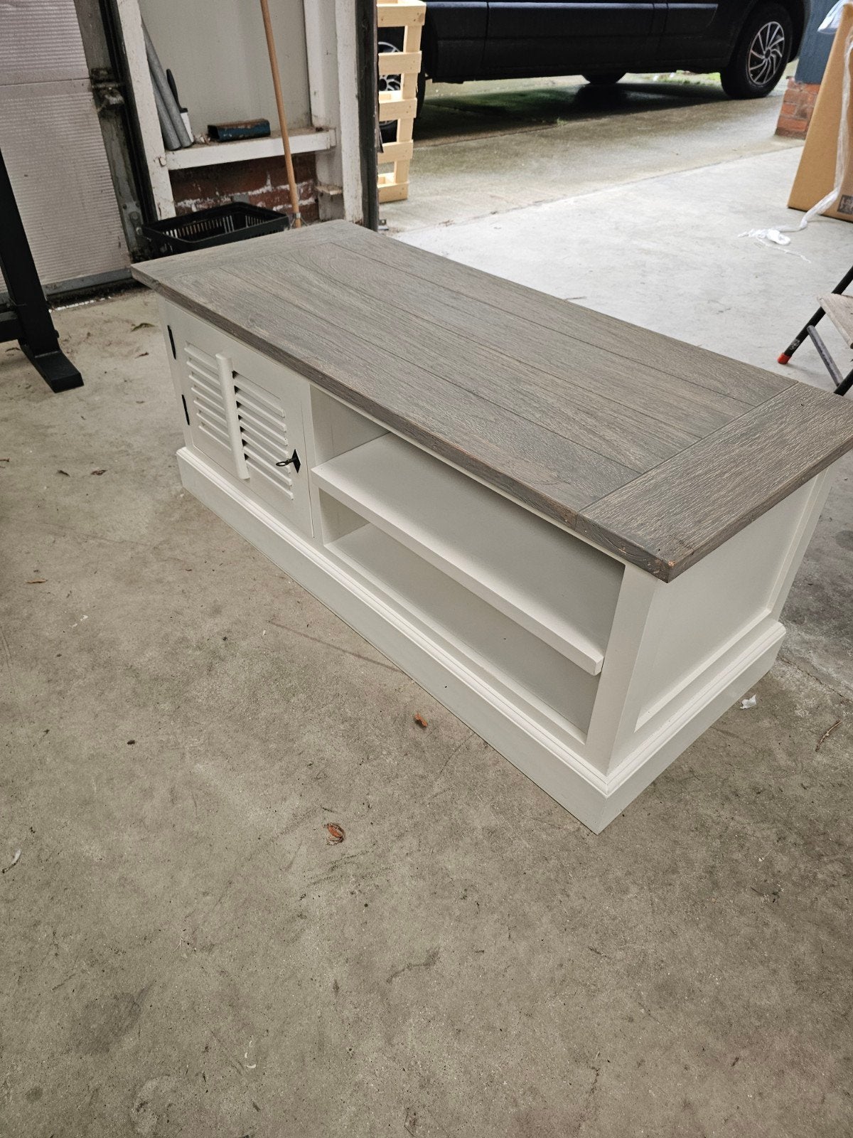 Landelijk tv meubel 120x50x50 - Nog in goede staat, Ophalen, Gebruikt, 100 tot 150 cm, Onbekend