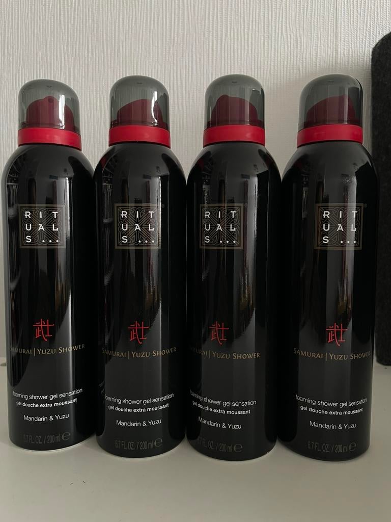 Rituals Samurai Yuzu shower foam laatste stuks nieuw, Ophalen of Verzenden, Nieuw, Bad & Douche