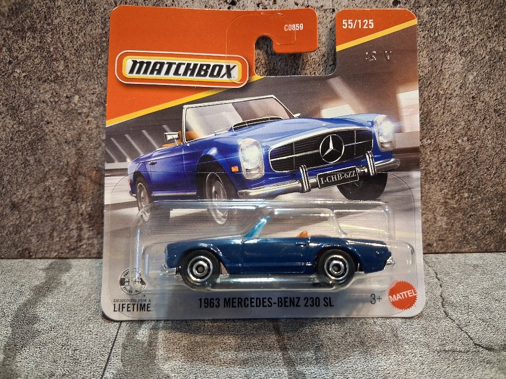 1963 Mercedes-Benz 230 SL van Matchbox, Ophalen, Nieuw, Auto