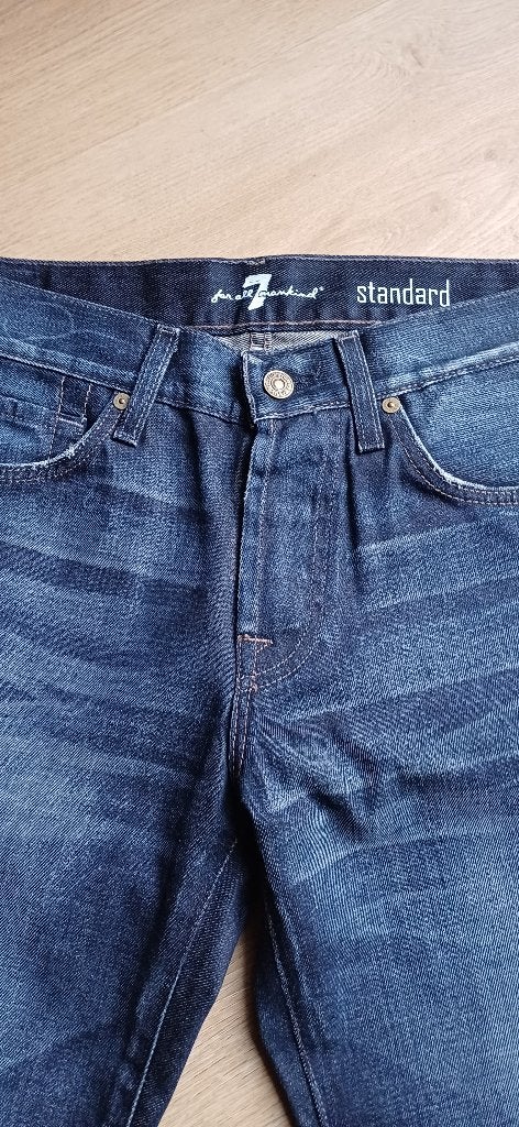 Seven for all mankind maat 28 zgan, Ophalen of Verzenden, Zo goed als nieuw, Blauw, W33 - W34 (confectie 48/50)