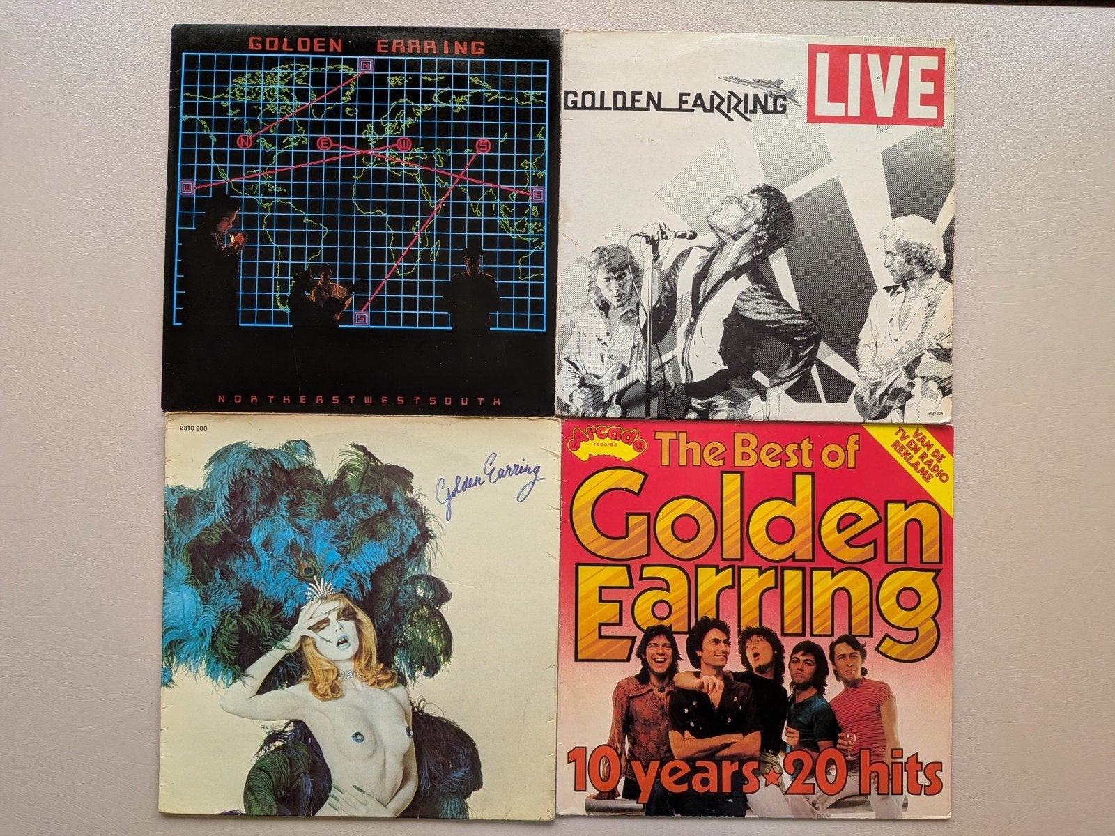 Golden Earring vinyl verzameling, LP, Gebruikt, Verzenden, Fotohoes