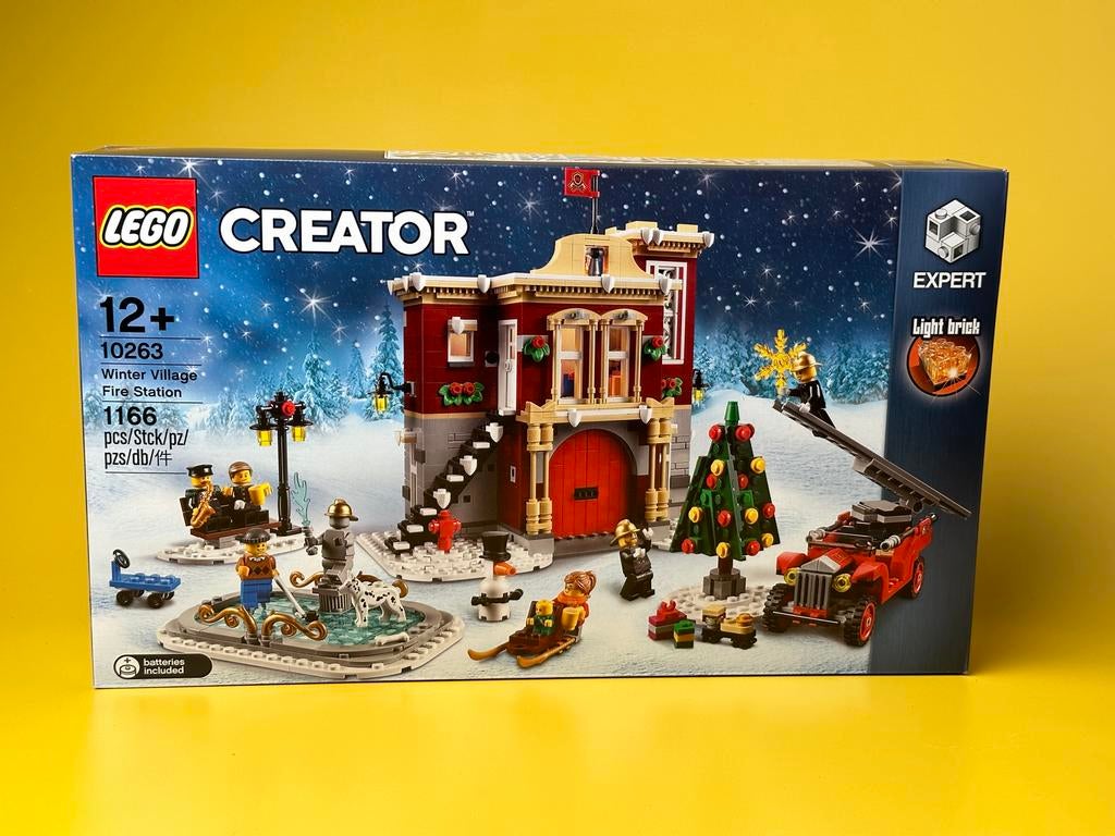 LEGO Creator Expert 10263 Winter Village Brandweerkazerne, Lego, Nieuw, Ophalen of Verzenden, Compleet
