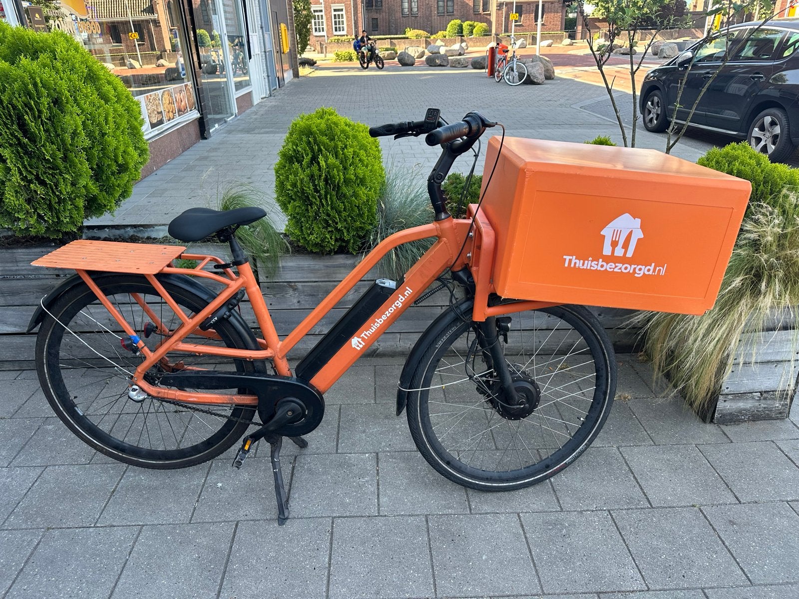 Bezorgfiets 17,5 Ah accu - Recent onderhouden, Ophalen, Gebruikt, 50 km per accu of meer, Overige merken