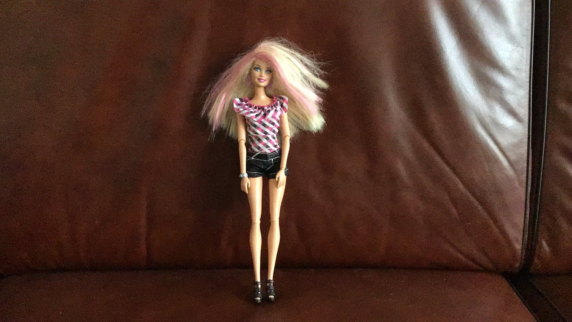 Mattel Barbie Fashionistas “Sassy” pop Swappies Styles, Ophalen of Verzenden, Zo goed als nieuw, Pop