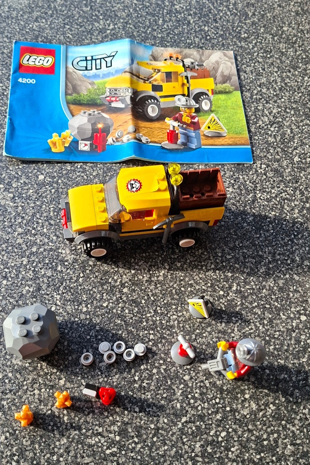Lego City Mijnwerkersauto 4200, City, Lego, Ophalen of Verzenden, Complete set