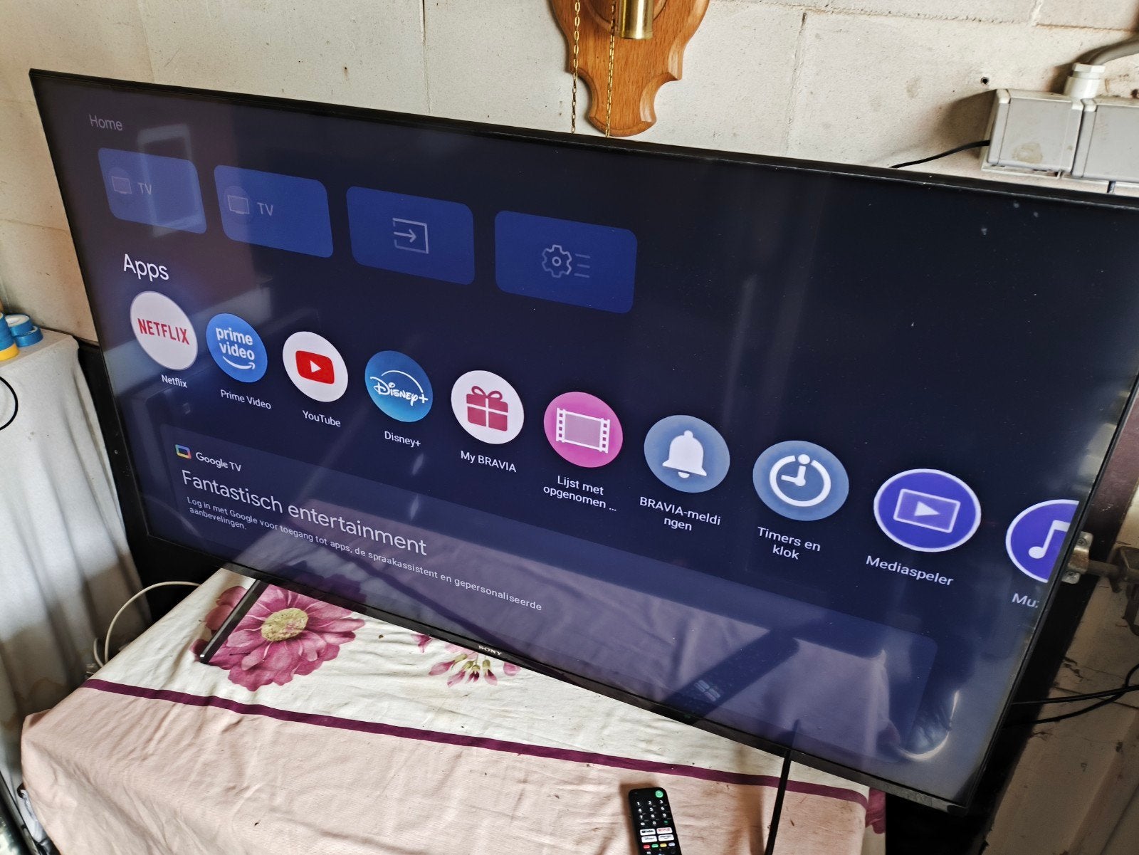 50 inch Sony Smart LED tv, Ophalen, LED, Zo goed als nieuw, Smart TV