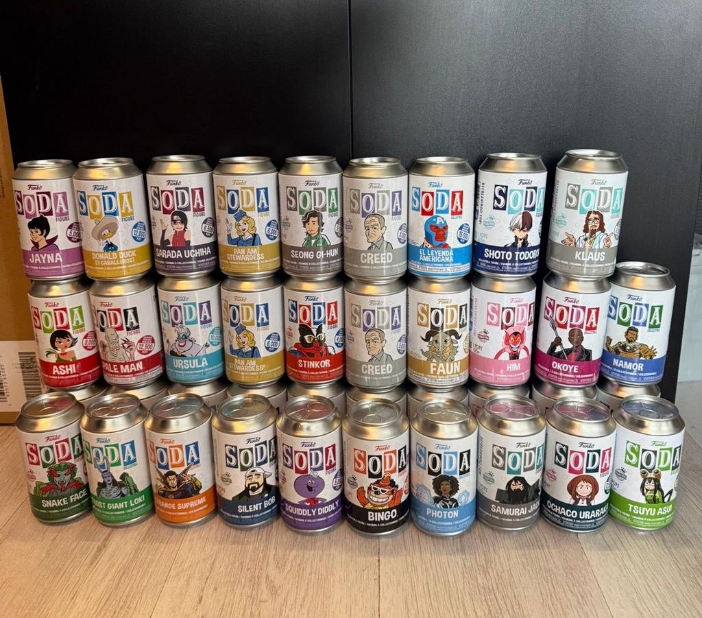 Grote collectie Funko Soda Pops - Diverse figuren, Ophalen of Verzenden, Nieuw