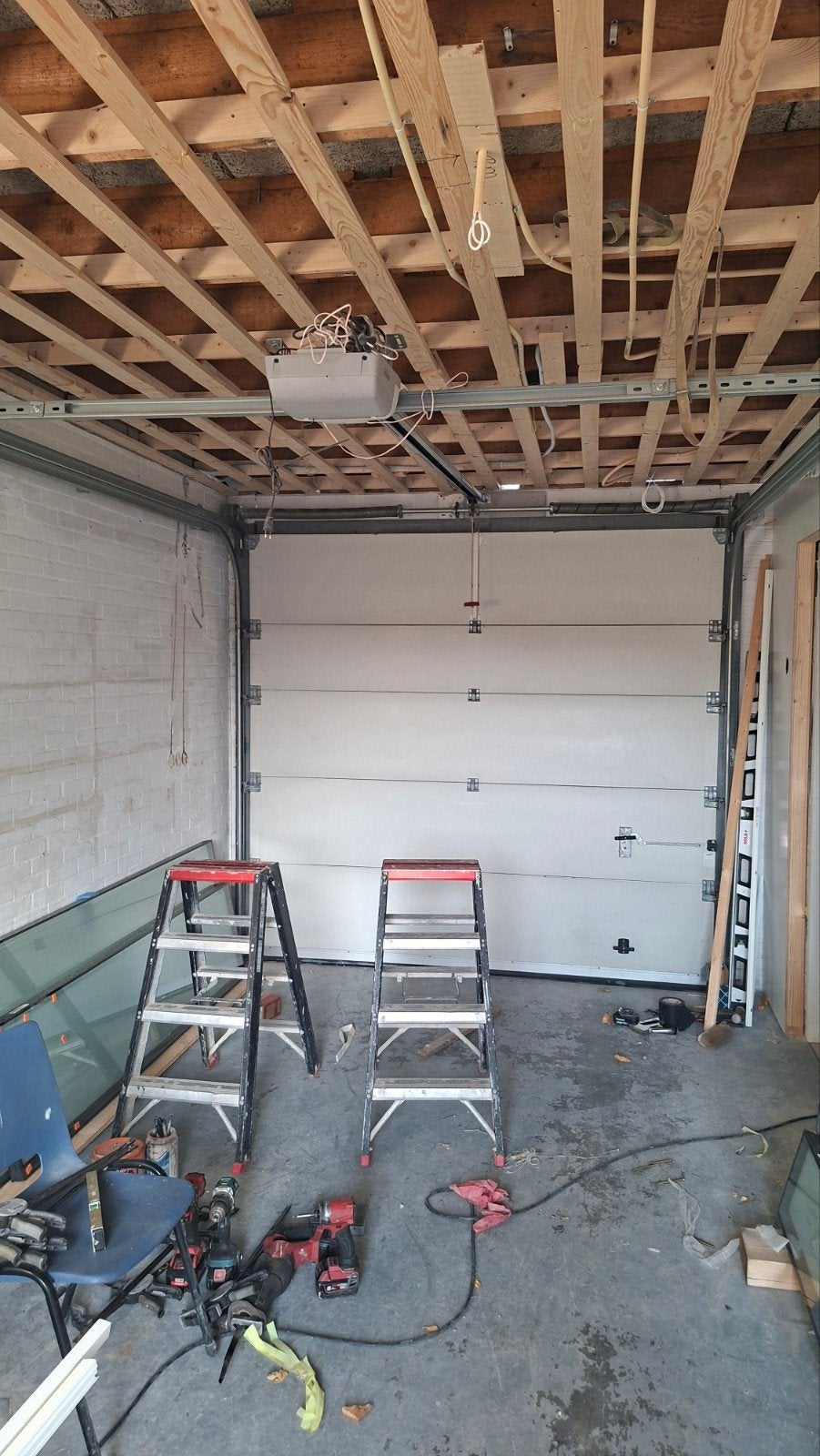 Sectionaal garagedeur met motor, Gebruikt, 120 cm of meer, Garagedeur, Ophalen of Verzenden