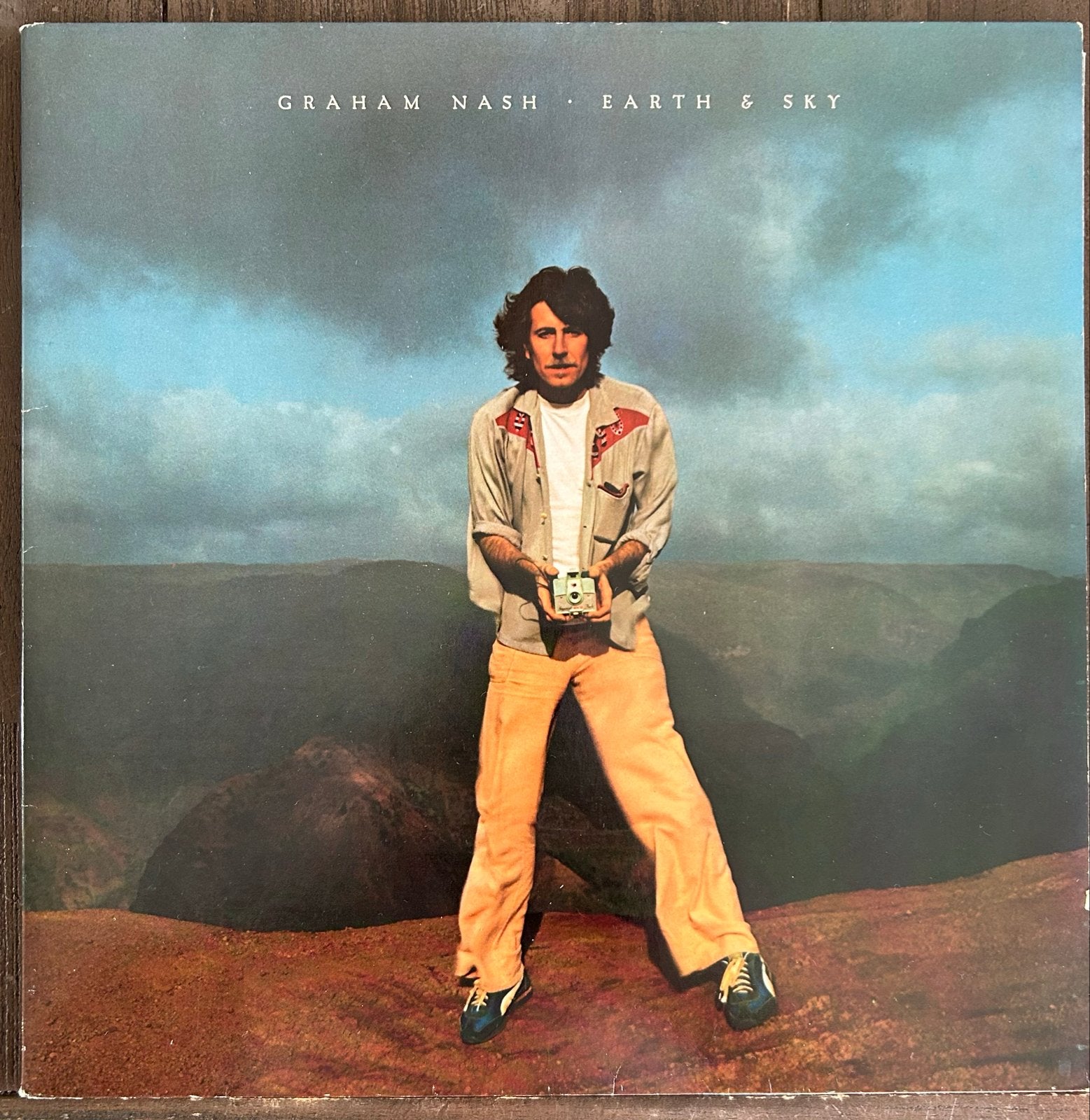 Graham Nash - Earth & Sky LP (1980) - Pop/Rock Vinyl, Ophalen of Verzenden, Gebruikt, 12 inch, LP