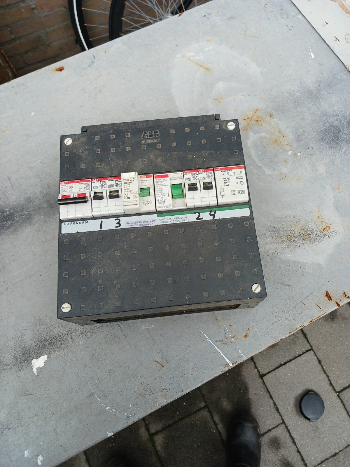 abb groepenkast, Ophalen of Verzenden, Gebruikt, ABB, Overige typen