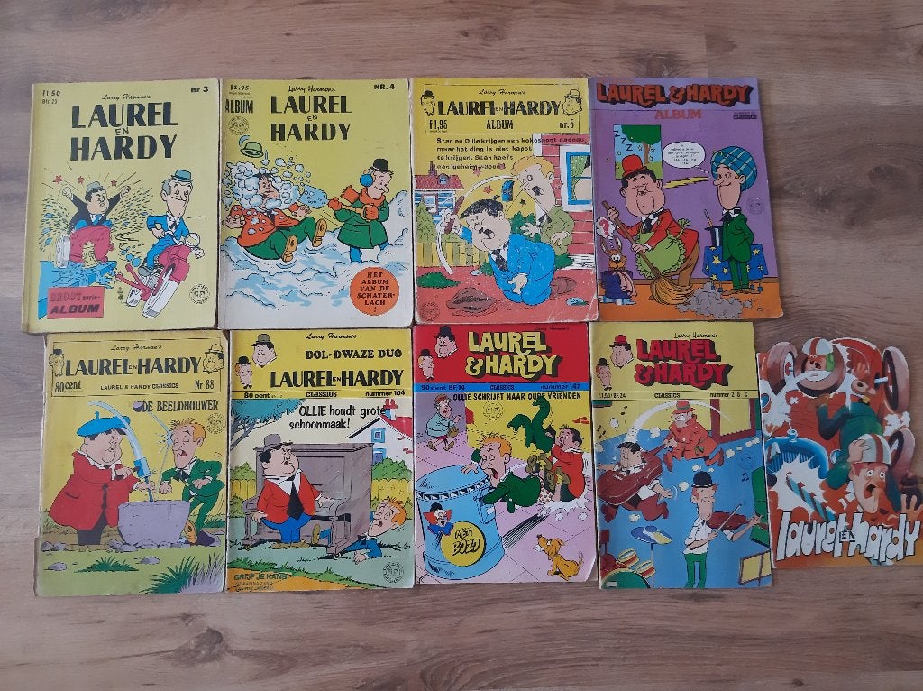 Laurel en Hardy Classic 's en albums en andere stripboekjes, Meerdere stripboeken, Ophalen of Verzenden, Gelezen