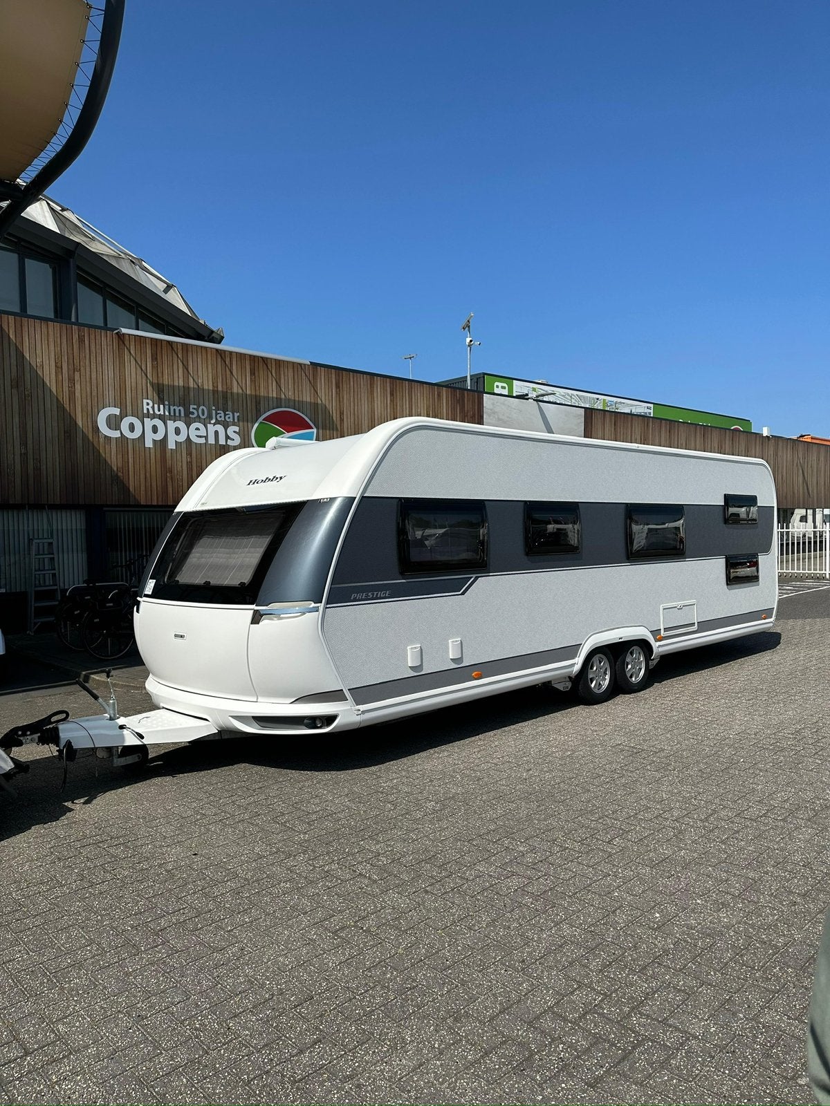 Hobby 720 KFU Prestige 2017| Mover | Airco Stapelbed | Tent, Prestige, Omvormbare zithoek, Rondzit, Hobby