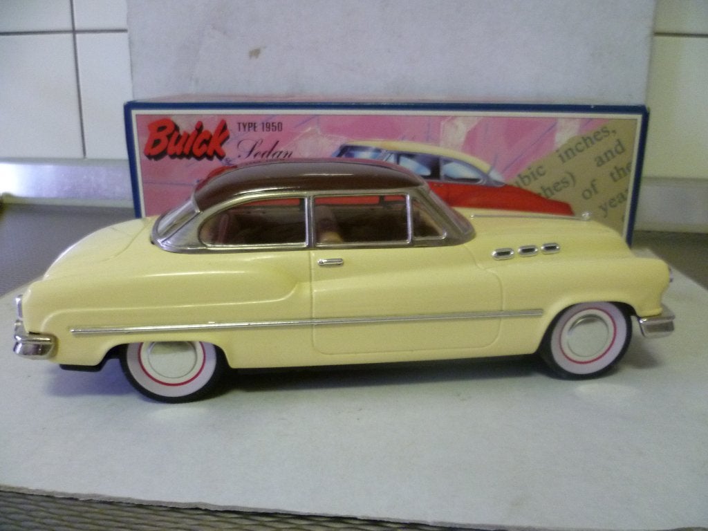Blikken Buick Sedan 1950 Japan 80er jr 27cm lang modelauto, Ophalen of Verzenden, Nieuw, Auto, Overige merken