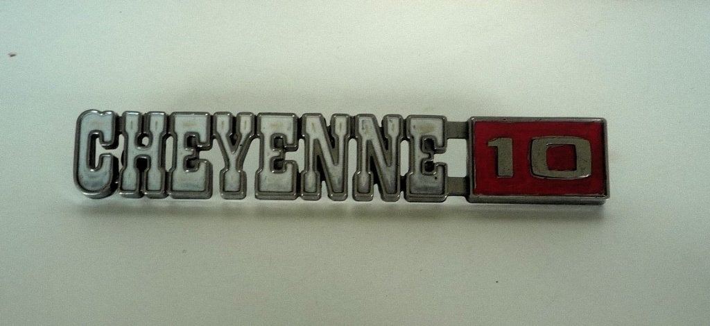 Chevy Cheyenne 10 embleem.., Ophalen of Verzenden, Gebruikt, Auto's