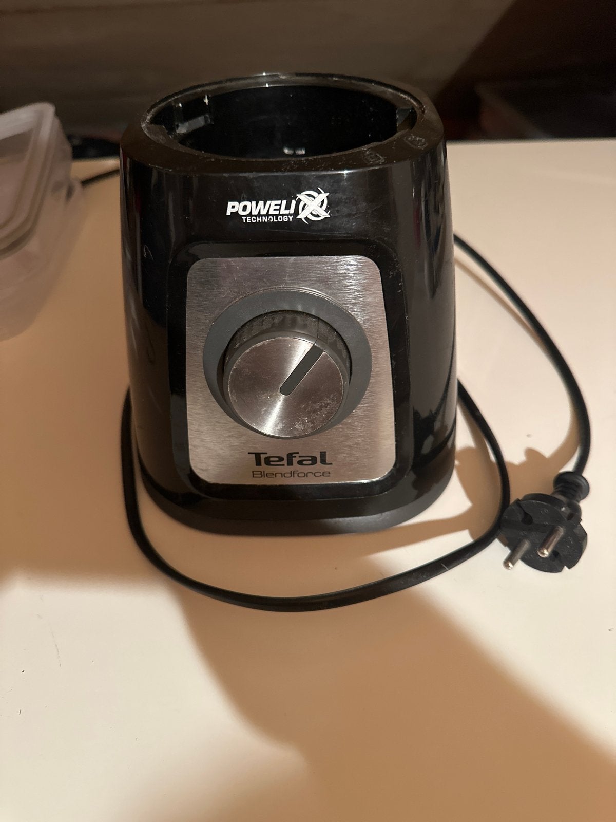 Tefal Blendforce Blender Motorbasis - Zwart, Witgoed en Apparatuur, Ophalen of Verzenden, Gebruikt, Blender-accessoire