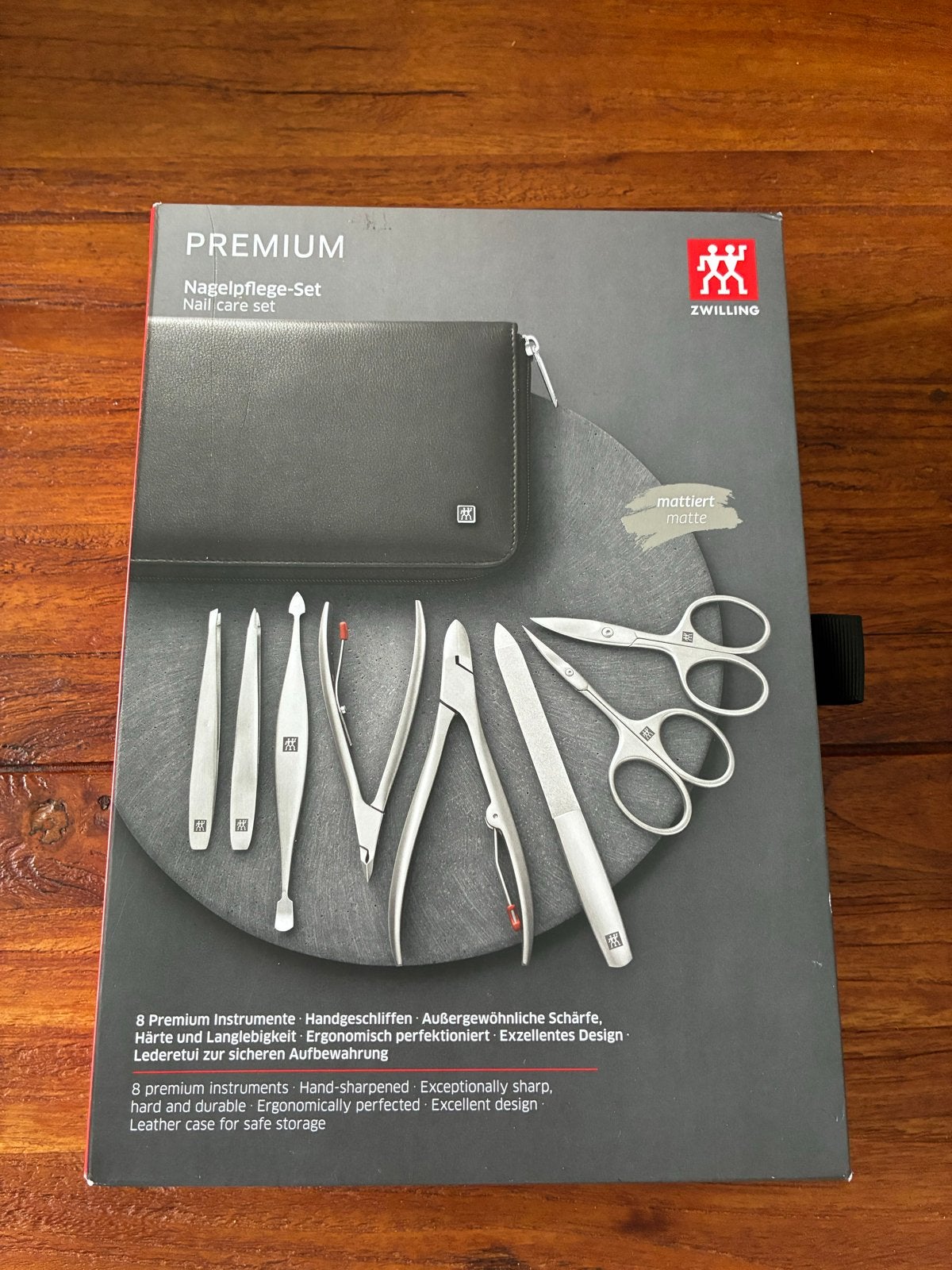 Zwilling Luxe 8-delige Premium Nagelverzorgingsset, Ophalen of Verzenden, Nieuw, Overige typen