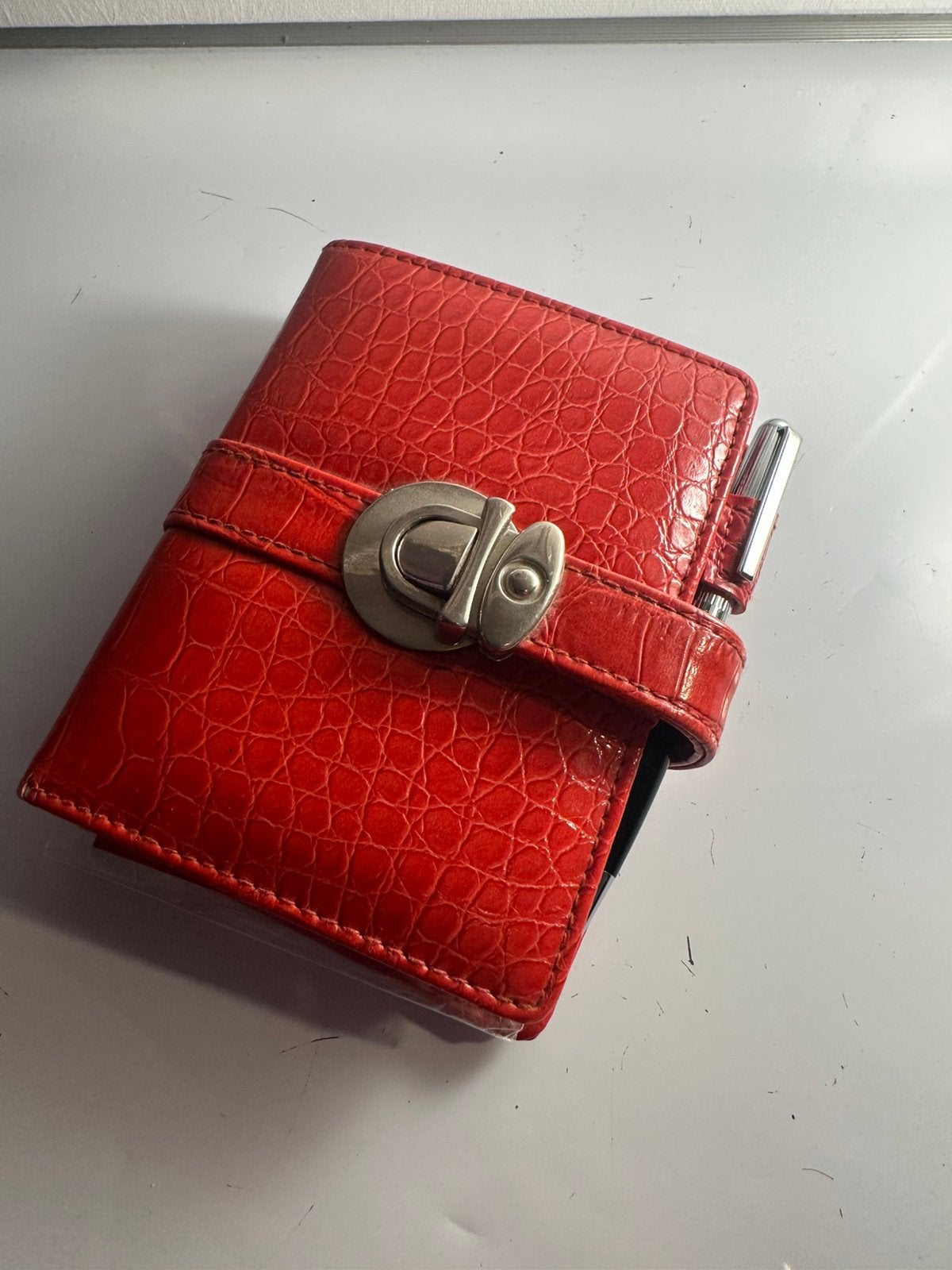 Success Lederen Pocket Organizer Mini Agenda Rood Nieuw, Diversen, Ophalen of Verzenden, Zo goed als nieuw