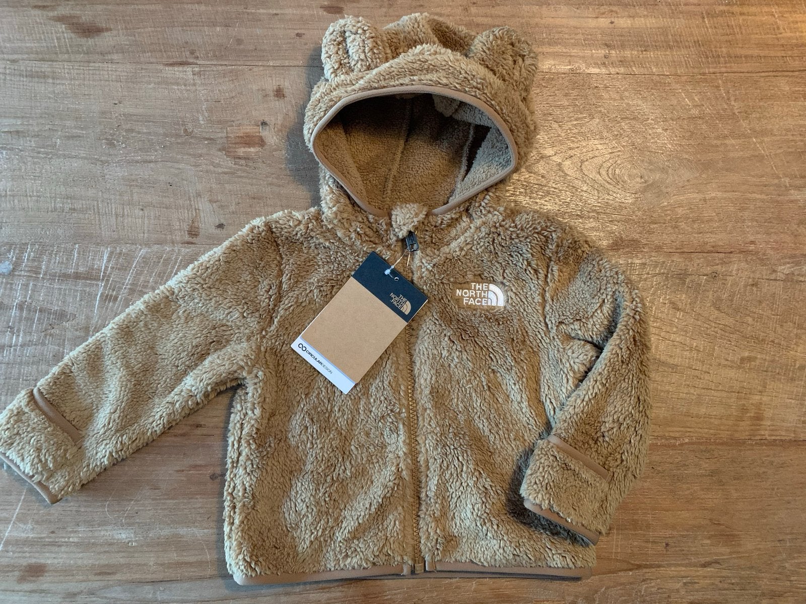 The North Face Baby  Fleece Jas Teddy Bruin 6-12M, Ophalen of Verzenden, Nieuw, Jongetje of Meisje