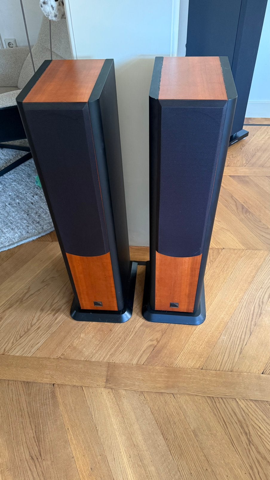 Phonar P200 (UK) Mk III vloerstaande luidsprekers, Audio, Tv en Foto, Vloerstaande luidspreker, 120 tot 150 watt, Zo goed als nieuw