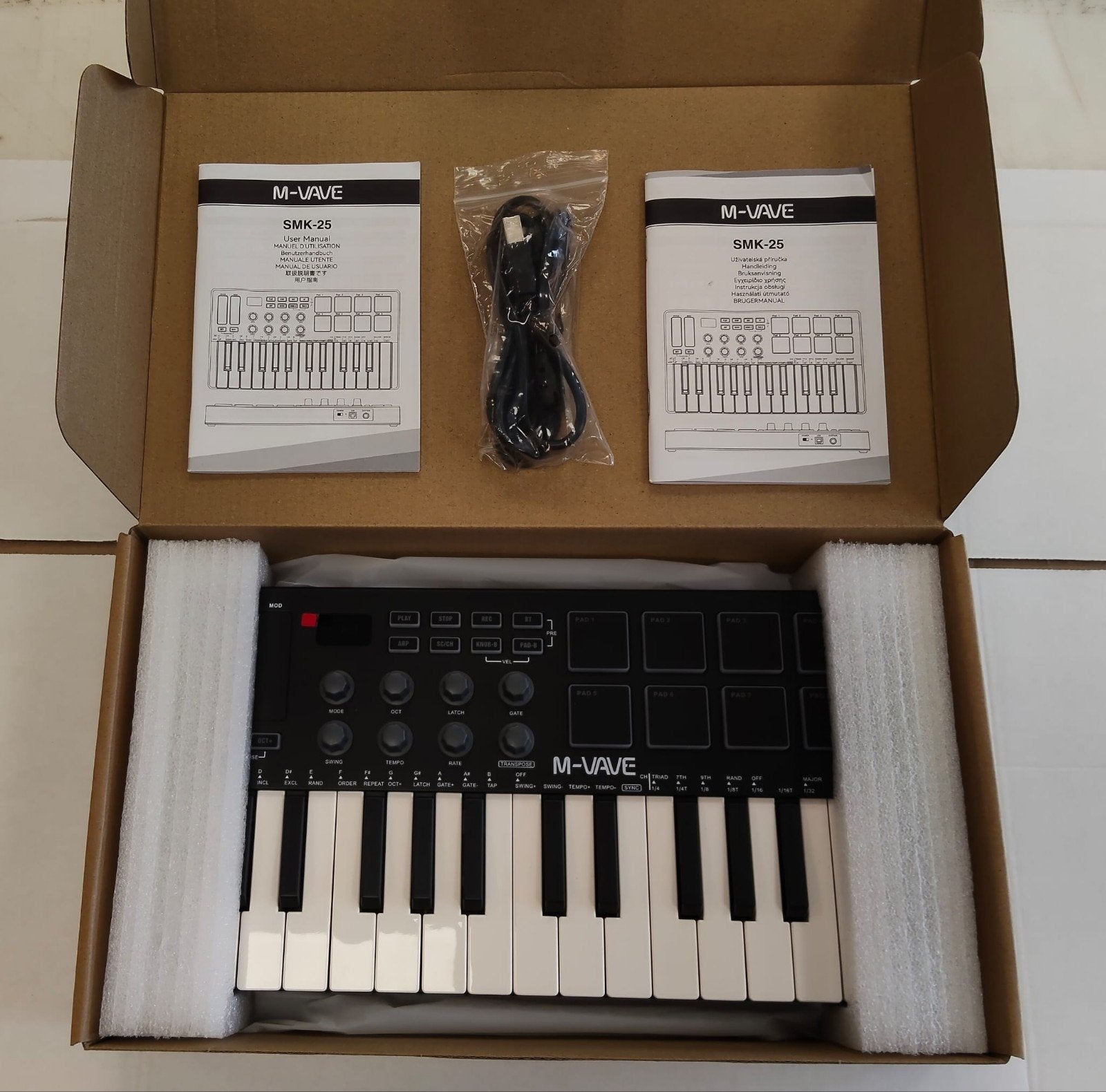 M-VAVE SMK-25 MIDI Controller Keyboard, Muziek en Instrumenten, Midi-apparatuur, Nieuw, Ophalen of Verzenden