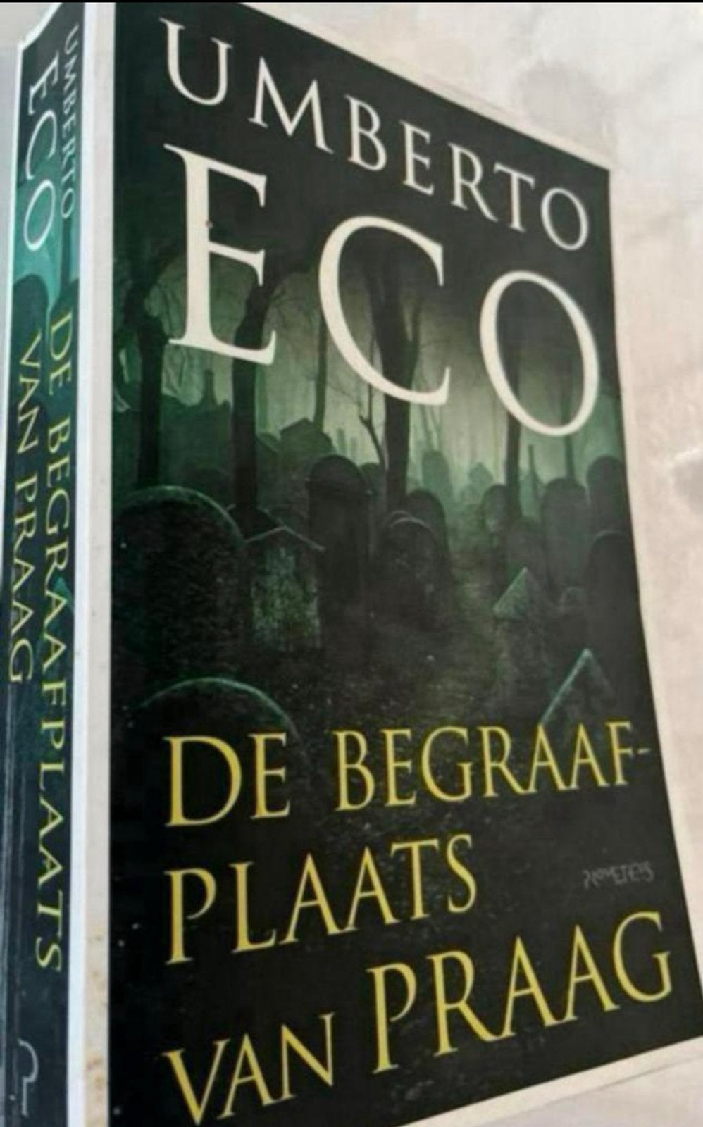 Umberto Eco - De begraafplaats van Praag, Ophalen of Verzenden, Gelezen