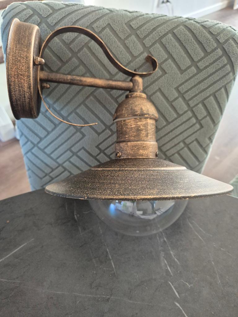 Buitenlamp, hangend, Diamant aluminium 220-240V, Ophalen of Verzenden, Nieuw, Metaal, Minder dan 50 cm